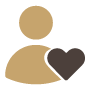 Icono usuario amor